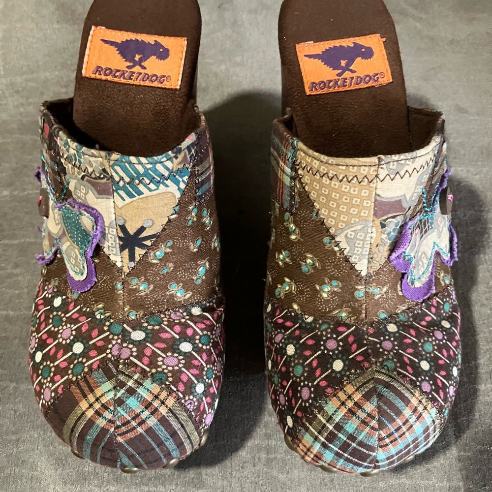 Rocket Dog Multicolor Patchwork Slip-Ons